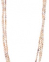 PeacHand Mauve Freshwater Cultured Pearl Endless Necklace (5-5.5mm ), 100