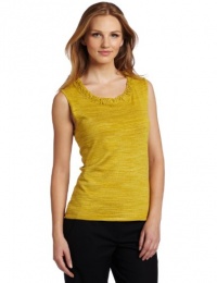 Jones New York Women's Sleeveless Scoop Neck Shell Sweater