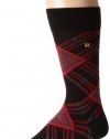 HUGO BOSS Men's Bright Argyle Crew Sock