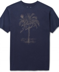 And the living is easy. Keep your style as relaxed as you are with this graphic t-shirt from Tasso Elba.