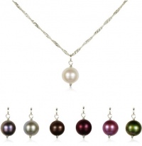 7 Piece Interchangeable Freshwater Cultured Pearl Necklace Set, 18