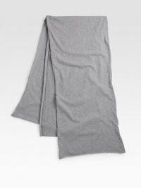 A luxe scarf made from super-soft cotton jersey.Raw edges104L x 16WCottonMachine washImported