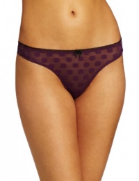 Betsey Johnson Women's Bubble Mesh Thong