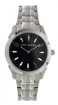 Ted Baker Men's TE3031 Quality Time Round Black Dial Blue Details Watch