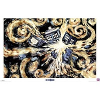 Doctor Who - TV Show Poster (Van Gogh's Exploding Tardis) (Size: 36 x 24) Poster Print, 36x24