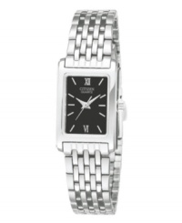 Exude confidence with the strong design of this watch by Citizen.