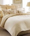 Sanctuary by l'erba Luminary King Duvet Cover Beige