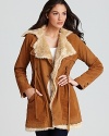 This richly-detailed Citizens of Humanity Jacket casts a striking new light on fall style in a warm earth-tone color with a lofty faux-fur collar for instant cozy-chic.