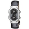 Philip Stein Women's 1-G-CB-ABS Signature Black Patent Leather Strap Watch