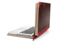 Twelve South 12-1004 BookBook, Hardback Leather Case for 15-inch MacBook Pro (Red)