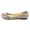 Enzo Angiolini Claton Flats Shoes Silver Womens New/Display