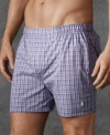 An essential three-pack of classic boxer shorts is crafted from soft woven cotton with Ralph Lauren's signature pony.