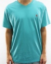 Polo Ralph Lauren Men's Teal Short Sleeve V-Neck T-Shirt 1276518-BRITE TEAL-Large