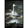 (24x36) Stormwatch Light Lighthouse Art Print Poster