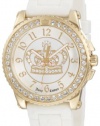 Juicy Couture Women's 1900705 Pedigree White Jelly Strap Watch