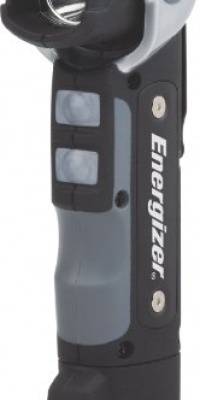 Energizer Hard Case Professional Swivel Head Flashlight, Black/Gray