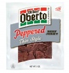 Oh Boy! Oberto Peppered Thin Style Beef Jerky, 3-Ounce Bags (Pack of 2)