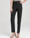 Showcase the chicer side of bohemia as luxe silk lends fluid dimension to effortless Eileen Fisher tapered pants.