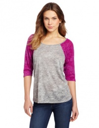 Alternative Women's Fern Baseball Tee, Grey Heather, Medium