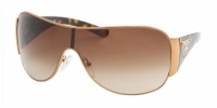 Prada 57LS 7OE6S1 Brass 57LS Visor Sunglasses Lens Category 3