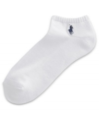 The comfort of socks with an easy fit. These Polo Ralph Lauren peds are comfortable, not constricting.