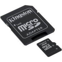 Professional Kingston MicroSDHC 4GB (4 Gigabyte) Card for HP Dakota 20 Phone with custom formatting and Standard SD Adapter. (SDHC Class 4 Certified)