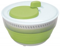 Progressive CSS-2 Green Collapsible Salad Spinner - 3 Quart Capacity