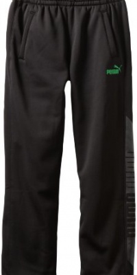 Puma - Kids Boys 8-20 Big Printed Pant, Black, Small