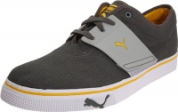 Puma Men's EL Ace Canvas Fashion Sneaker,Castor Grey/Lemon Chrome/Grey,12 D US