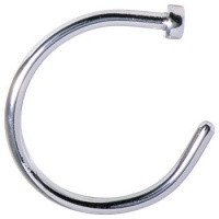 Stainless Steel Nose Hoop 18 Gauge 10mm