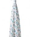 aden + anais Cozy Muslin Swaddling Wrap, Star Bright/Blue Spots