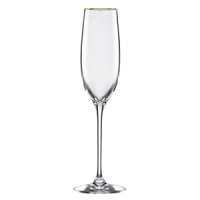 The Timeless Signature Stem collection from Lenox features simple and stunning shapes that are platinum-trimmed for an elegant finish. Crafted in fine lead crystal, this superior champagne flute deserves a toast.