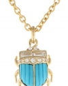 Juicy Couture Scarab Pendant Necklace, 32