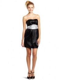 Trixxi Juniors Satin Tube Caviar Dress