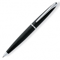 Cross ATX, Basalt Black, Ballpoint Pen, with Chrome Plated Appointments (882-3)