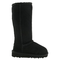 UGG Australia Kids Classic Tall Boots - Black, Size 6