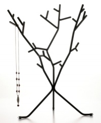 Create a natural setting in your bedroom or bath with this literal jewelry tree from Umbra. Three large branches with small twigs support necklaces, bracelets, earrings and more.