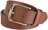 Tommy Hilfiger Men's 1 1/2-Inch  Leather Casual Belt, Brown, Size 38