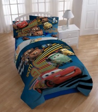 Cars 2 Full Size Comforter Set - Includes 2 Pillow Shams