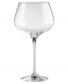 With a sleek, elegant shape that's stylish and shatterproof, this Pinot Noir wine glass brings smart design and versatility to every occasion. Strong, lightweight magnesium fused with brilliant crystal yields ultra-durable stemware that never clouds or dulls. From Wine Enthusiast.