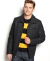 Keep warm in this handsome classic jacket by Levi's.