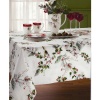 Lenox Winter Song 60-Inch by 120-Inch Oblong/Rectangle Tablecloth, Off White