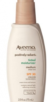 Aveeno Positively Radiant  Tinted Moisturizer, SPF 30 Medium, 2.5 Ounce