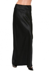 Women's Vince Satin Maxi Skirt in Black Size 4