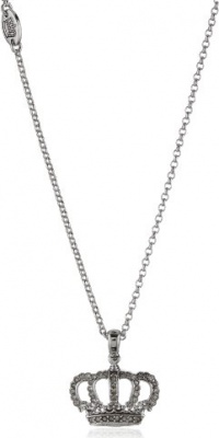 Juicy Couture Crown Wish Necklace Silver-Tone