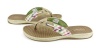 Sperry Top Sider Seafish Open Toe Flip Flops Sandals Shoes Beige Womens