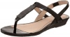 Calvin Klein Women's Beyla Thong Sandal,Black,7.5 M US