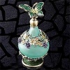 StealStreet SS-A-51638 Butterfly Perfume Bottle, Green