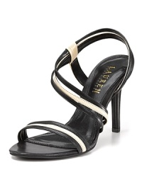 In a strappy silhouette, the Addie sandals from Lauren Ralph Lauren add everlasting style to sophisticated soirées.