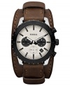 Double down on style and comfort with this Keaton collection watch from Fossil.